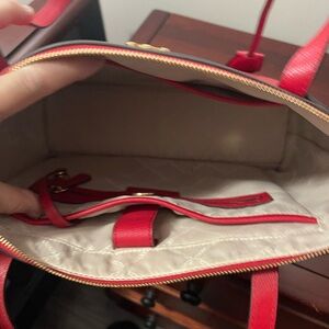 Red Michael kors tote